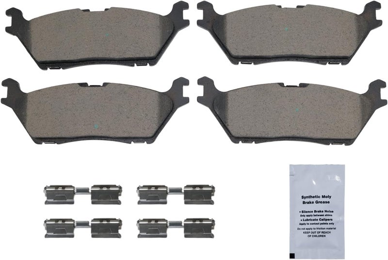 HUSCH D1790 Rear Ceramic Brake Pads Kit Fit For Ford Expedition 2018-2022, For Ford F-150 2015-2020, For Lincoln Navigator 2018-2022 - Image 2